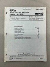 RCA CG9815 CG9825 Original Schematics Free Shipping