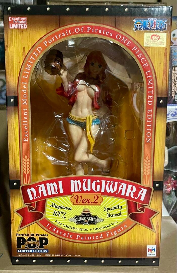 One Piece Portraits Of Pirates Nami Figure MUGIWARA Ver.2 Limited