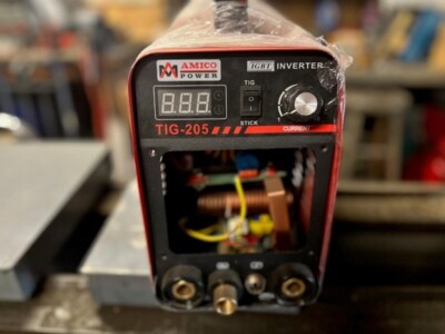 Amico TIG-225, 225 Amp TIG/ARC/Stick Combo Welder, 100% Start, 60% Duty Cycle.