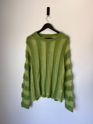 Brain Dead Threadbare Fuzzy Seater - Size Large - Green - NEW