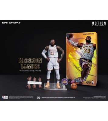 NBA Lakers LeBron James Actionfigur 1/9 Masterpiece Enterbay