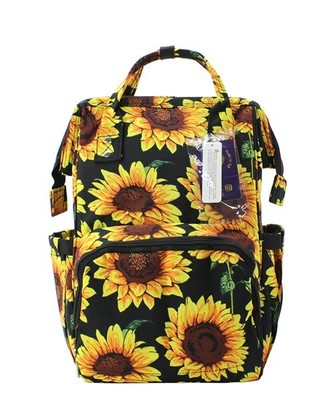 sunflower backpack diaper bag