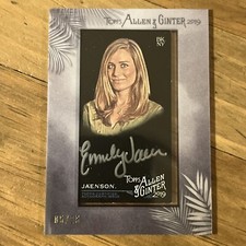 EMILY JAENSON 2019 Topps Allen & Ginter Silver Ink Auto 5/25 GM AAA Reno Aces