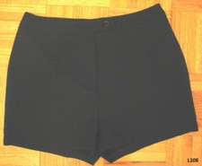 LS3 Womens Vintage Bedo Black Short Shorts Size Small or petite