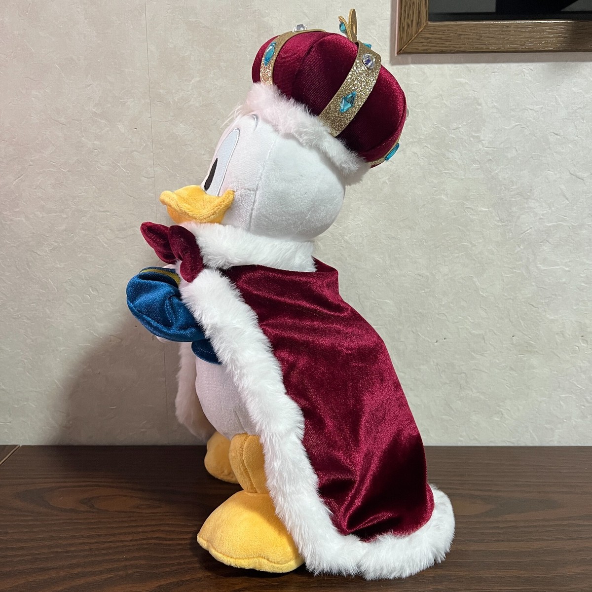 Disney Store Japan Donald Plush Toy DONALD THE KING BIRTHDAY 36cm