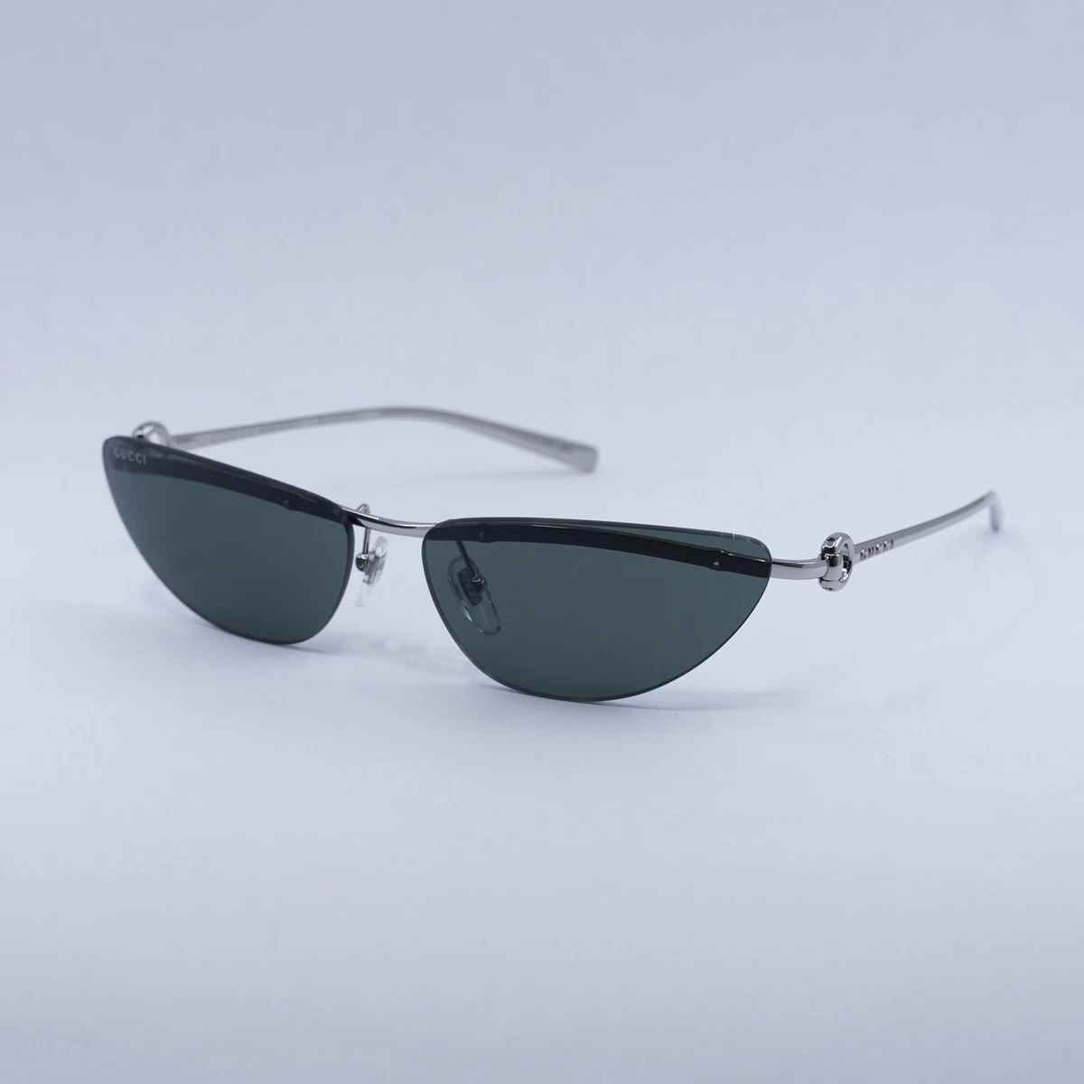 - NEW Gucci GG1006S Cat Eye Sunglasses – Silver / Light Blue 100% AUTHENTIC Gucci GG1626S 002 Blue Grey Rectangular Sunglasses - eye-oo.com main image 3