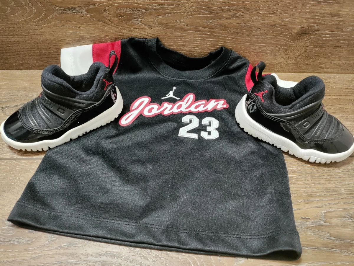 Jordan 11Retro Baby Air Jordan Size 5c Slip On Black White Shoe