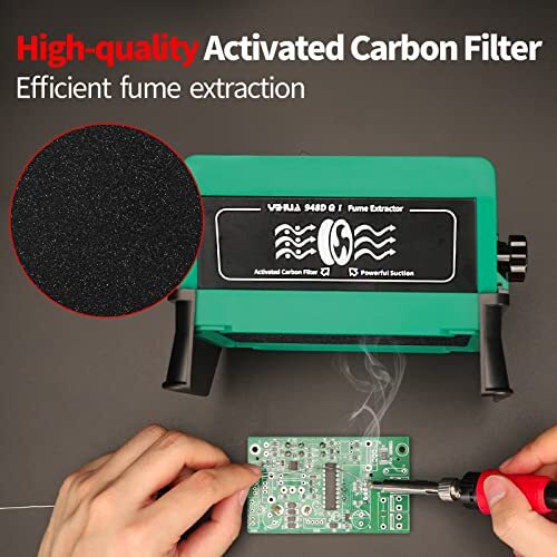 948DQ-I Soldeerdamp-afzuigventilator: Efficiënte