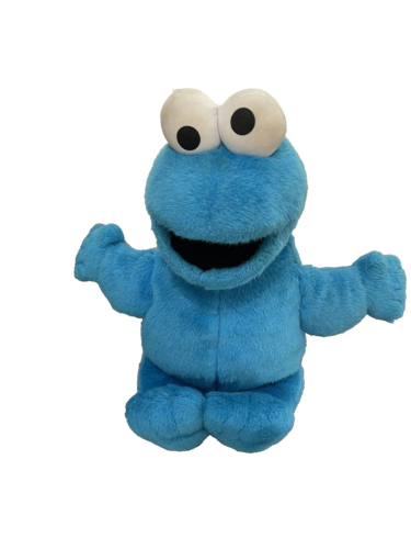 fisher price Mattel Cookie Monster Sesame Street 2006 Vintage 50 Cm - Picture 1 of 9