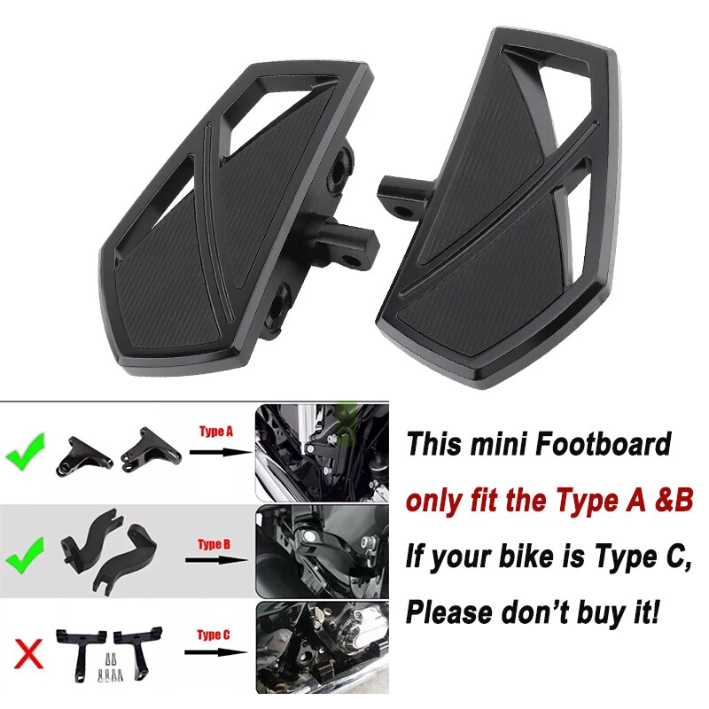 Estriberas negras para Harley Touring Road Glide Touring Street Glide Foto 3 de 4