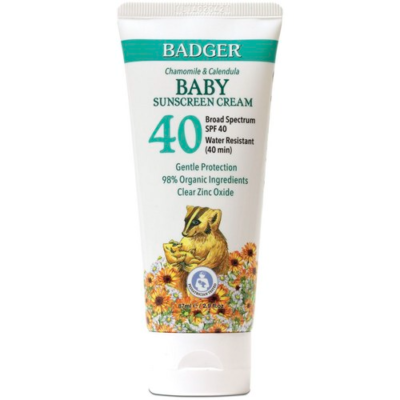 Badger Baby Sunscreen Cream 87ml, 1EA