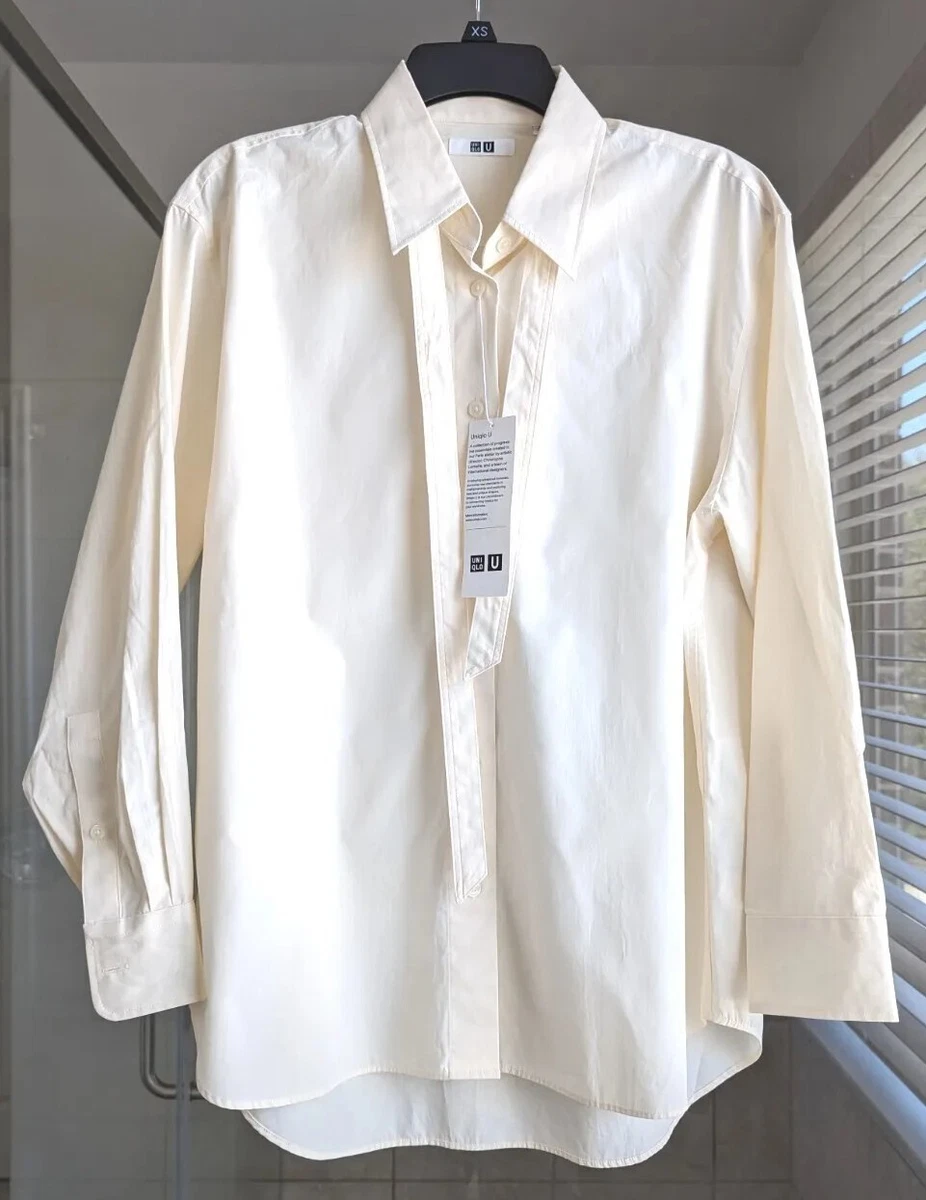 uniqlo off white shirt