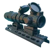 Red Dot Scope with 3x Flip toSide Magnifier Combo UTG Rifle Scope Leapers bundle