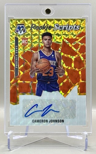 Cameron Johnson [Gold] #RS-CJN 2019 Panini Mosaic Rookie Scripts card