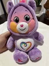 Lot of Three 2021 Unlock The Magic Care Bears W/ Fun Suits - Basic Fun Inc.