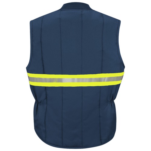 Red Kap Reflective Hi Vis Vest Enhanced Visibility Industrial Work Uniform VT22 - Picture 11 of 18