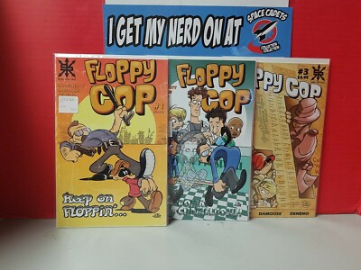 Floppy Cop #1-3 Run Of 3 Comic Books Source Point Press 2018