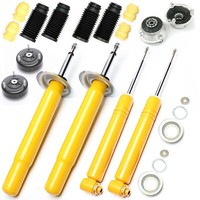 4X TA Sport-StoßDÄMpfer GAS Vorne Hinten + Domlager + Staubschutz - FÜR BMW E39
