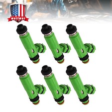 Set 6 Fuel Injectors Fit For Mitsubishi Pajero Sport 6g72 3.0l V6 195500-3170