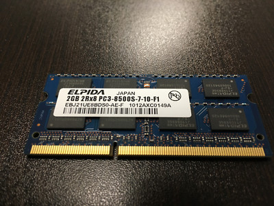 ELPIDA Laptop Memory 2gb Pc3-8500 Ddr3-1066mhz So-Dimm Memory EBJ21UE8BDS0-AE-F