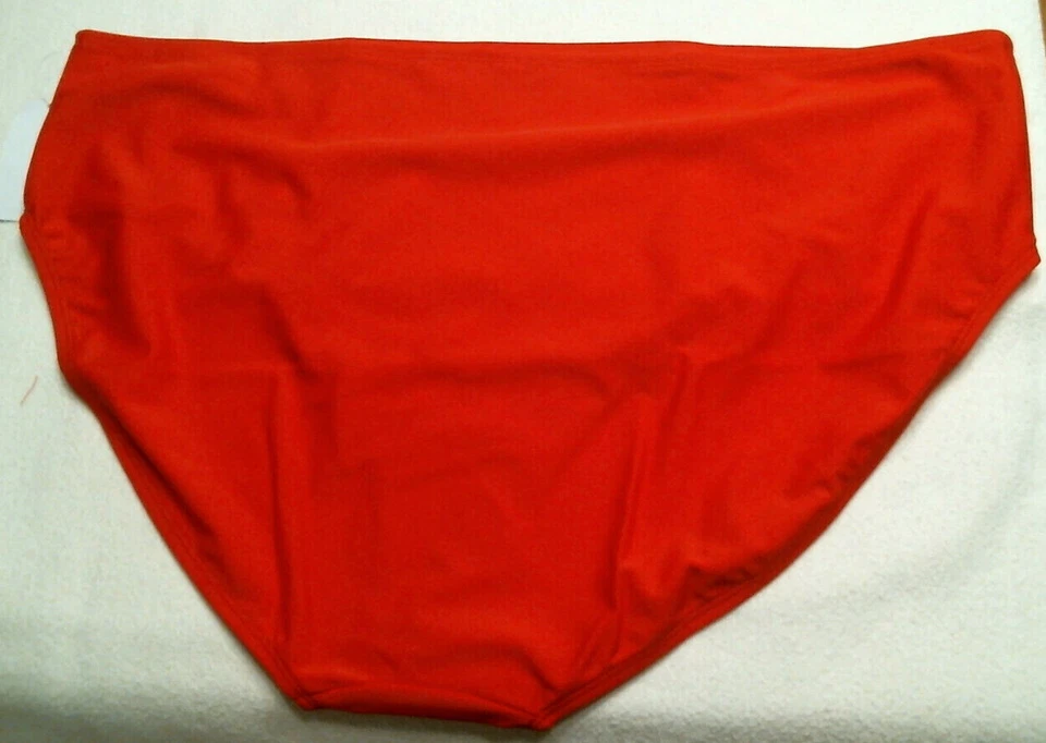 Basic Editions плавать бриф, огненно-красный, Missy (обычный) размеры, новый с Ярлыками  - Изображение 2 из 2