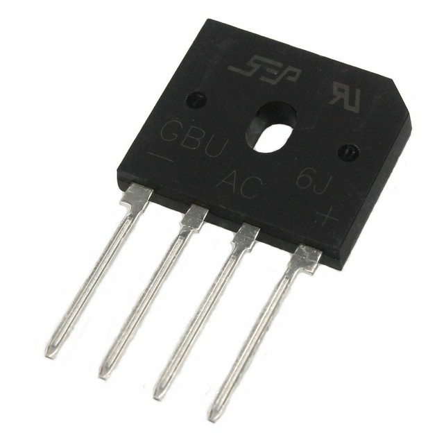 GBU6J Bridge Rectifier 6 Amp / 600V - Lot of 1, 5, or 10. | eBay