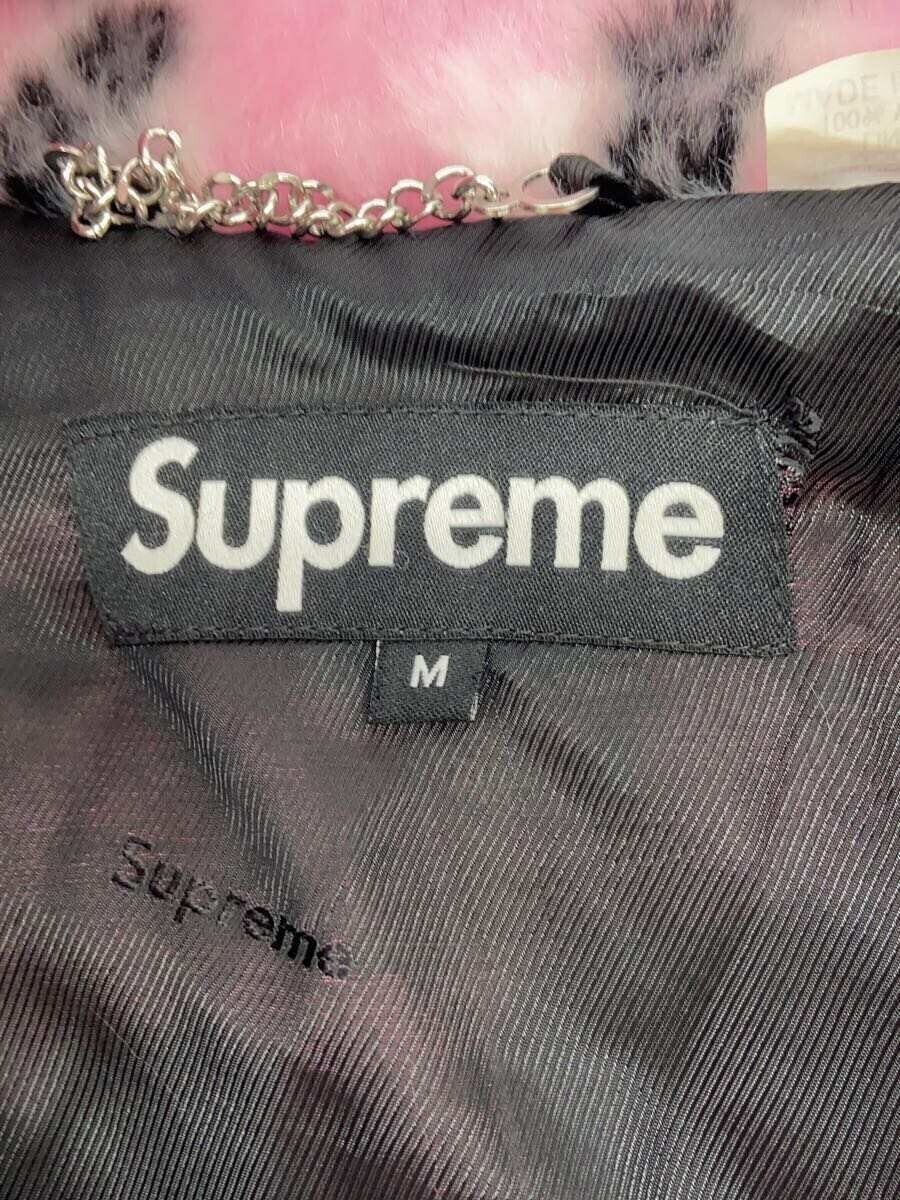 Supreme Bandana Faux Fur Bomber Jacket Pink Black Acrylic Supreme Bandana Faux Fur Bomber Jacket Pink Black Acrylic