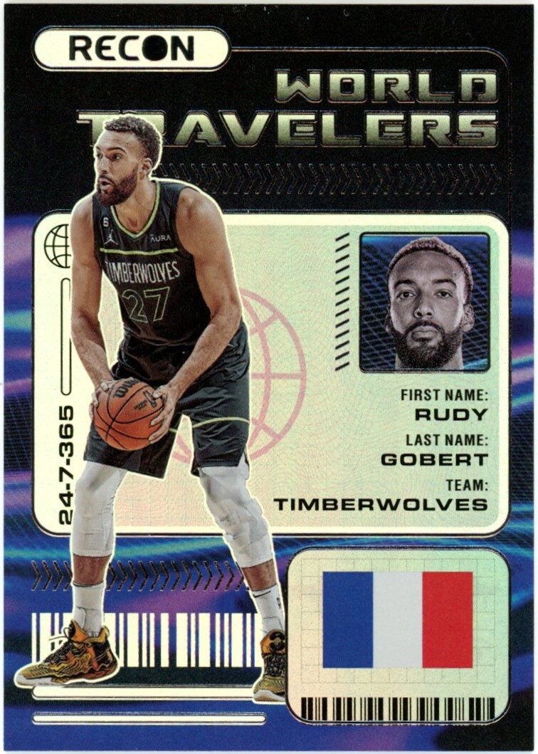 2022-23 Panini Recon RUDY GOBERT World Travelers #1 Minnesota