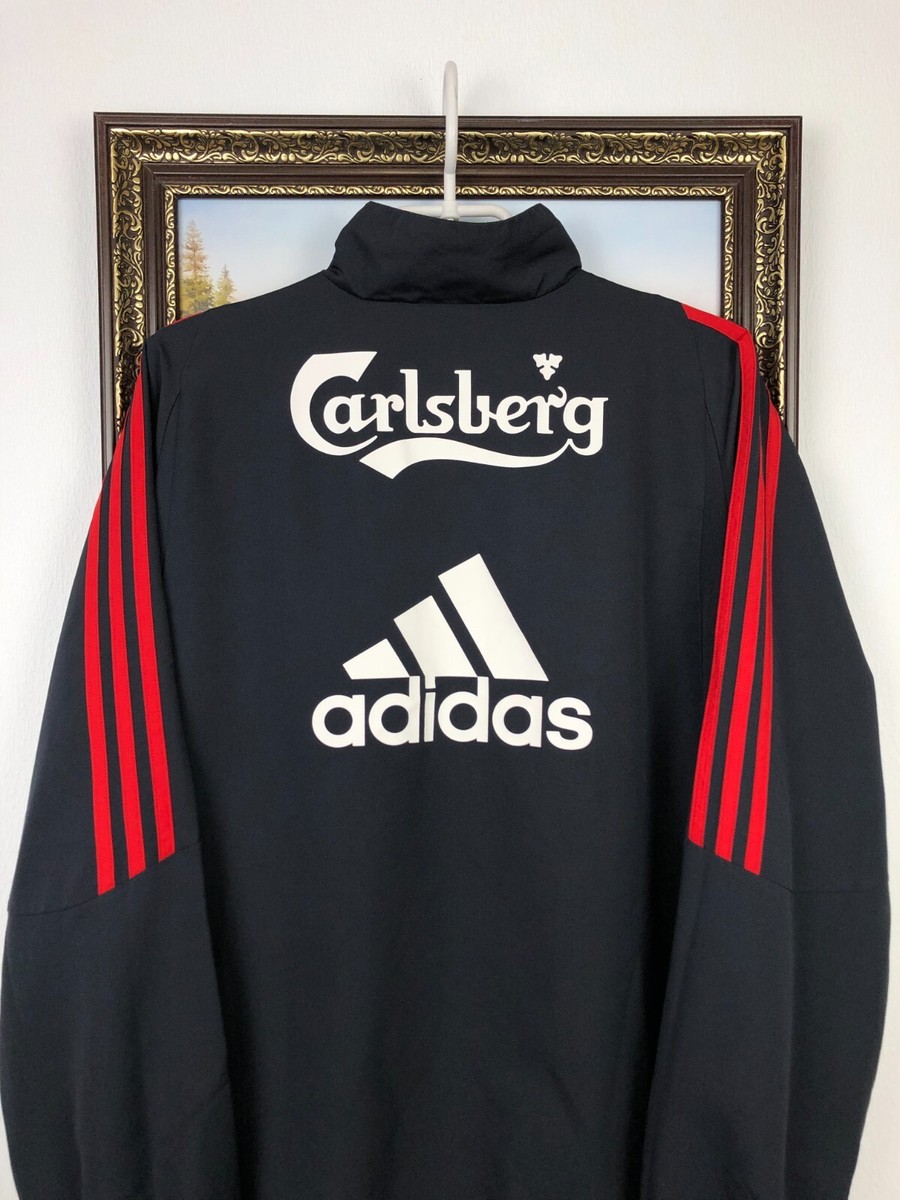 Vintage Adidas Liverpool Football Jacket Soccer Track Top Mens