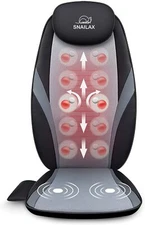 Shiatsu Massage Cushion with Heat Chair Pad Kneading Back Massager Home Office