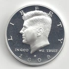 2008-S SILVER PROOF KENNEDY HALF