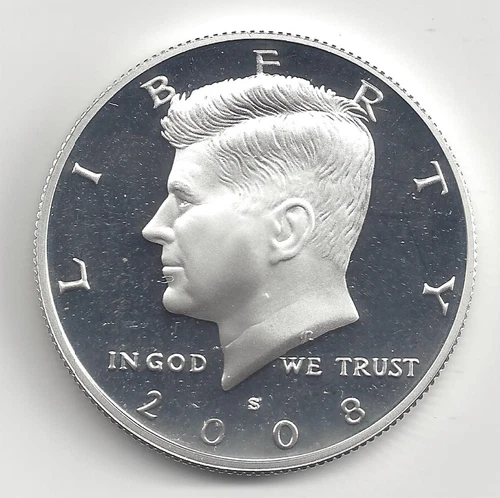2008-S SILVER PROOF KENNEDY HALF
