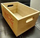 Vintage 5 CENTS Coca-Cola Crate 1886-1930 9 1/4" X 6 1/4" W X 4 1/4" H