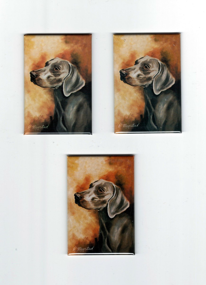 New Weimaraner Pet Dog Magnet Magnets By Ruth Maystead MFR WEI