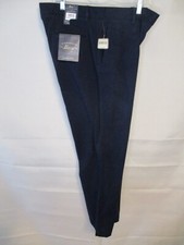 G.H. Bass Cotton Blend 34 x 20 NAVY Flat Front Wilton Chino NEW w/Tags