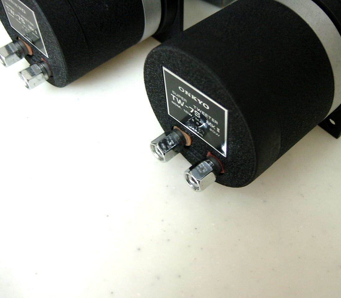 ONKYO TW-7S MKII Super Tweeter Pair Box Set 8Ω 20W Unused ONKYO TW-7S MKII Super Tweeter Pair Box Set 8Ω 20W Unused