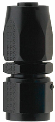 FRAGOLA 220110-BL Hose Fitting 10 AN Straight Pro Flow Black