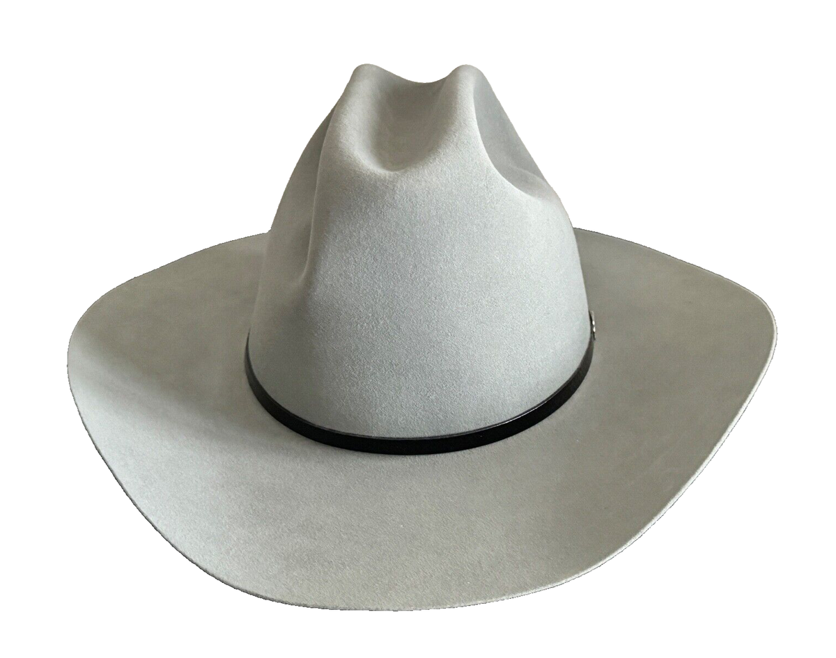 Chapeau western cowboy noir auto-conforme Resistol 7 5/8 XXXX castor