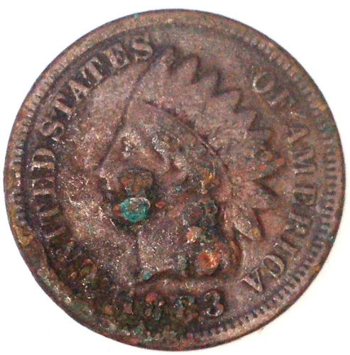 1883 INDIAN HEAD CENT Full LIBERTY VF Detail Better Date 1 Penny Type Coin OC3T
