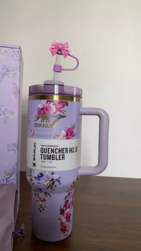 Stanley x LoveShackFancy Tumbler 40 oz Quencher 4 Color With Box & Packge - Foto 10 di 26