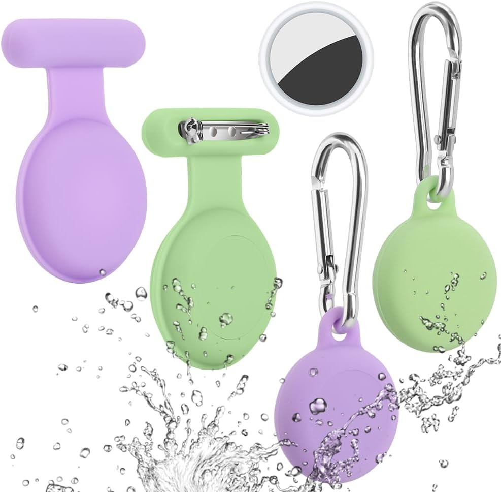 4 Pack Anti-Loss Airtag Holder Case Compatible with Apple Air Tag