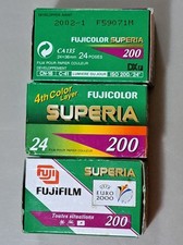 FujiFilm Superia 200 24 Exposure Color Film Euro 2000 from France