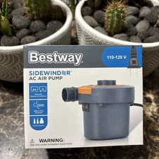 NEW BESTWAY Sidewinder AC Air Pump 110-120v  Powerful Inflation and Deflation