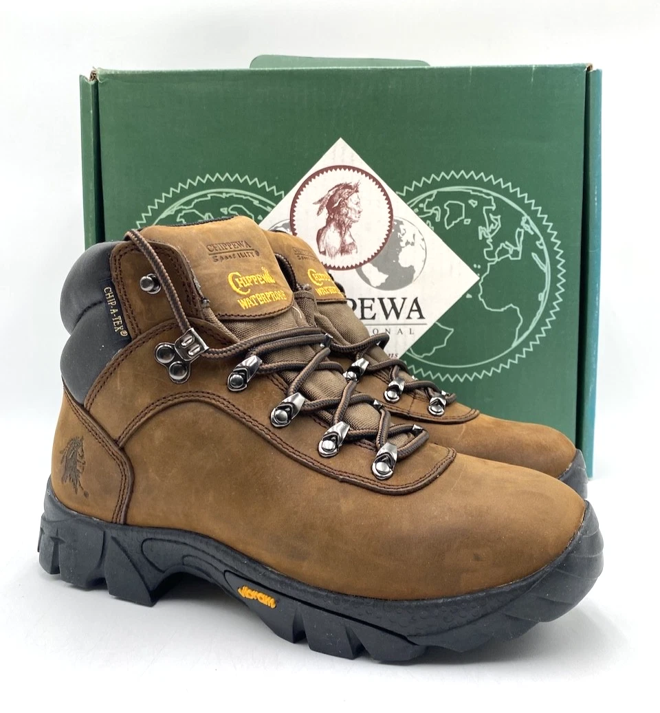 Chippewa 25910 Men's NEW Hiking Boots Brown US Size 6 W
