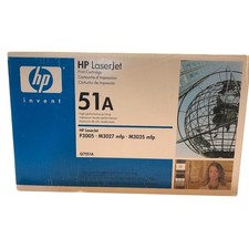 HP 51A/Q7551A Black Toner Cartridge OEM Sealed