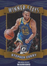 Stephen Curry 2023-24 Donruss Optic Winner Stays Insert Card