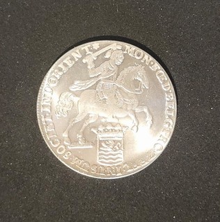 Dukaton 1740 Silbernerner Reiter Zeeland Vereinigte Niederlande VOC Nachprägung