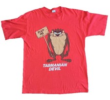 Vintage Tasmanian Devil Shirt Mens Extra Large Looney Tunes Cartoon 1983 Tee 80s