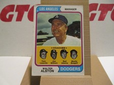 1974 Topps Baseball Walter Alston Card #144