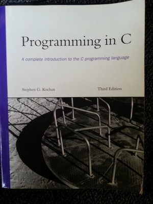 Programming in C by Kochan